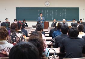 教員からの祝辞（生命情報工学科）