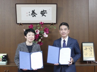 筑紫女学園中学校・高等学校と教育に係る協定を締結しました。